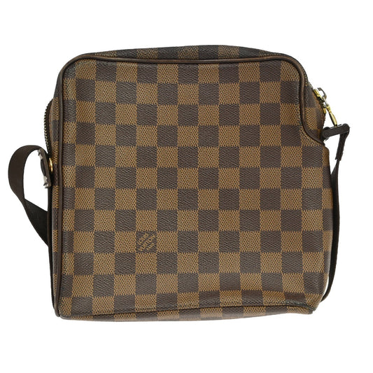 Louis Vuitton Olav Damier, Brown, Canvas, Handbag