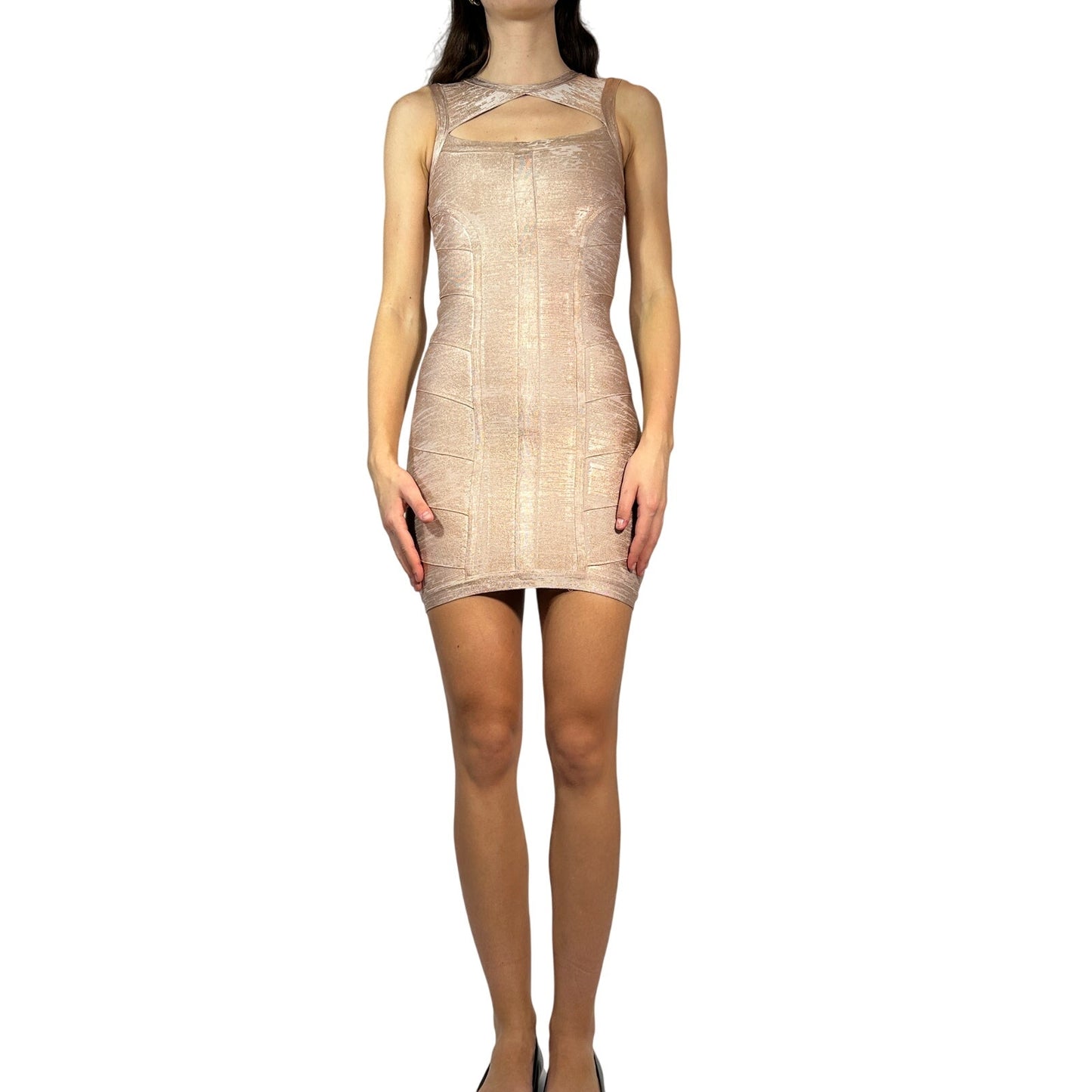 CORIZZI Cutout Bandage Dress Stretch