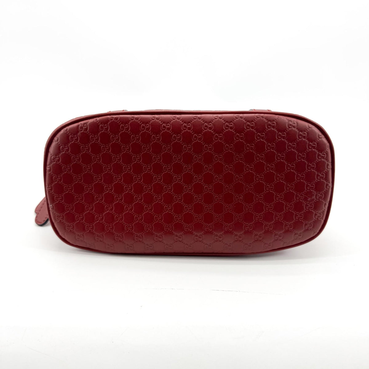 Gucci Convertible Dome Satchel Guccissima Leather, Burgundy, Leather, Handbag
