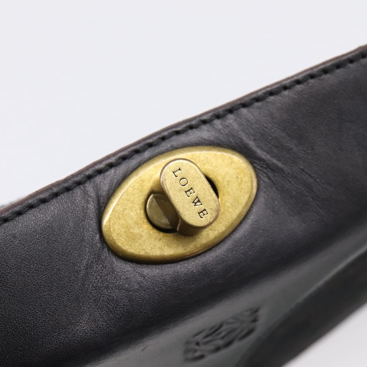 Loewe Vintage Leather, Black, Leather, Shoulder Bag