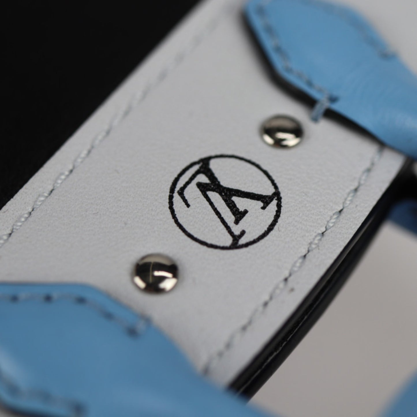 Louis Vuitton City steamer, Blue, Leather, bag