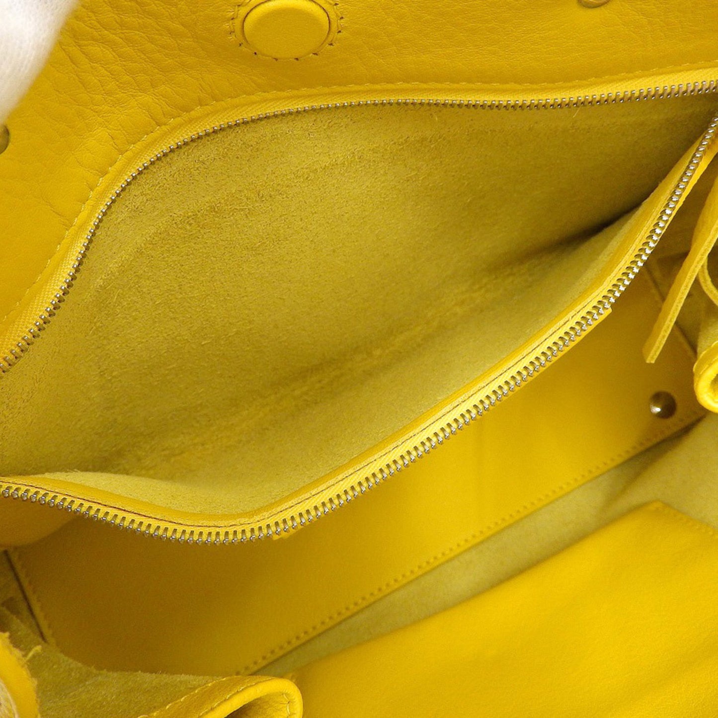 Balenciaga Papier, Yellow, Leather, handbag