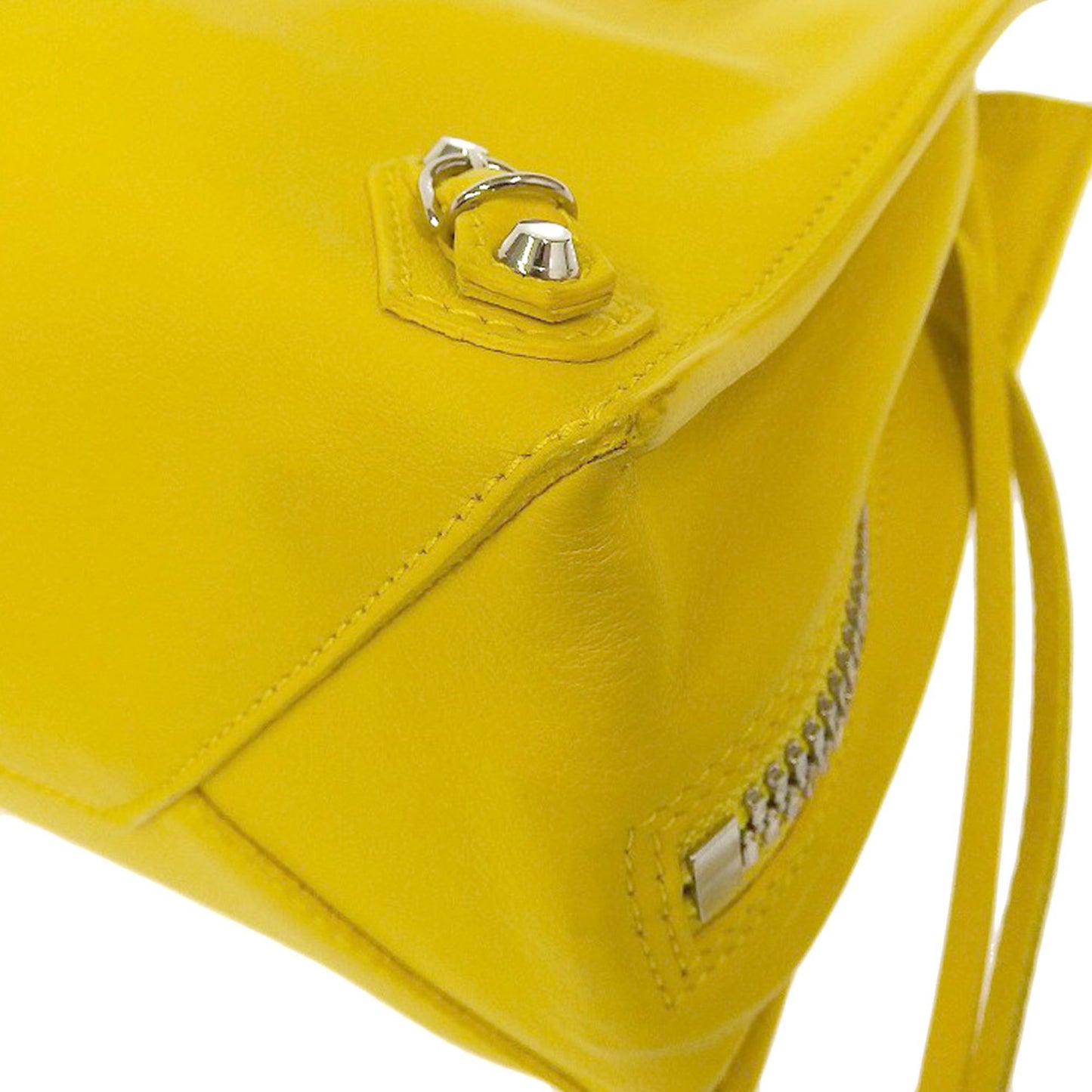 Balenciaga Papier, Yellow, Leather, handbag
