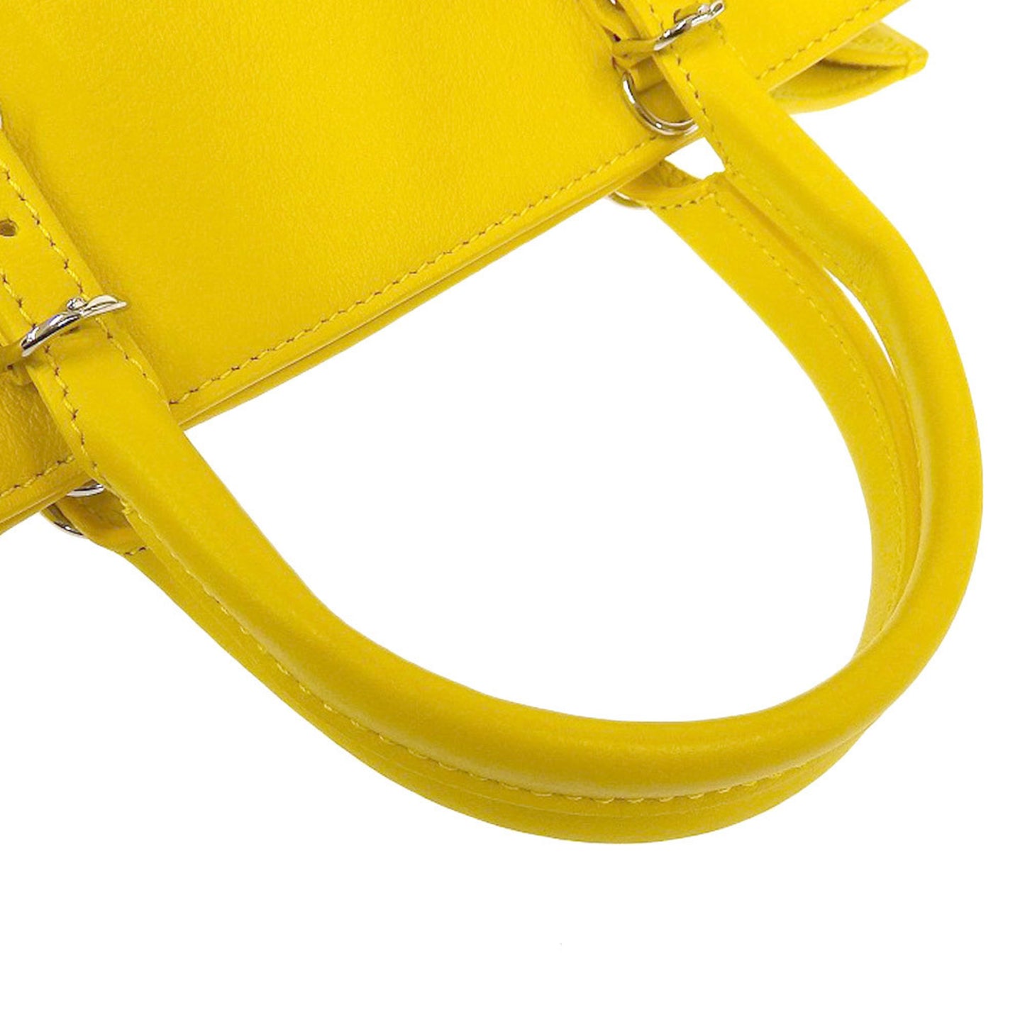 Balenciaga Papier, Yellow, Leather, handbag