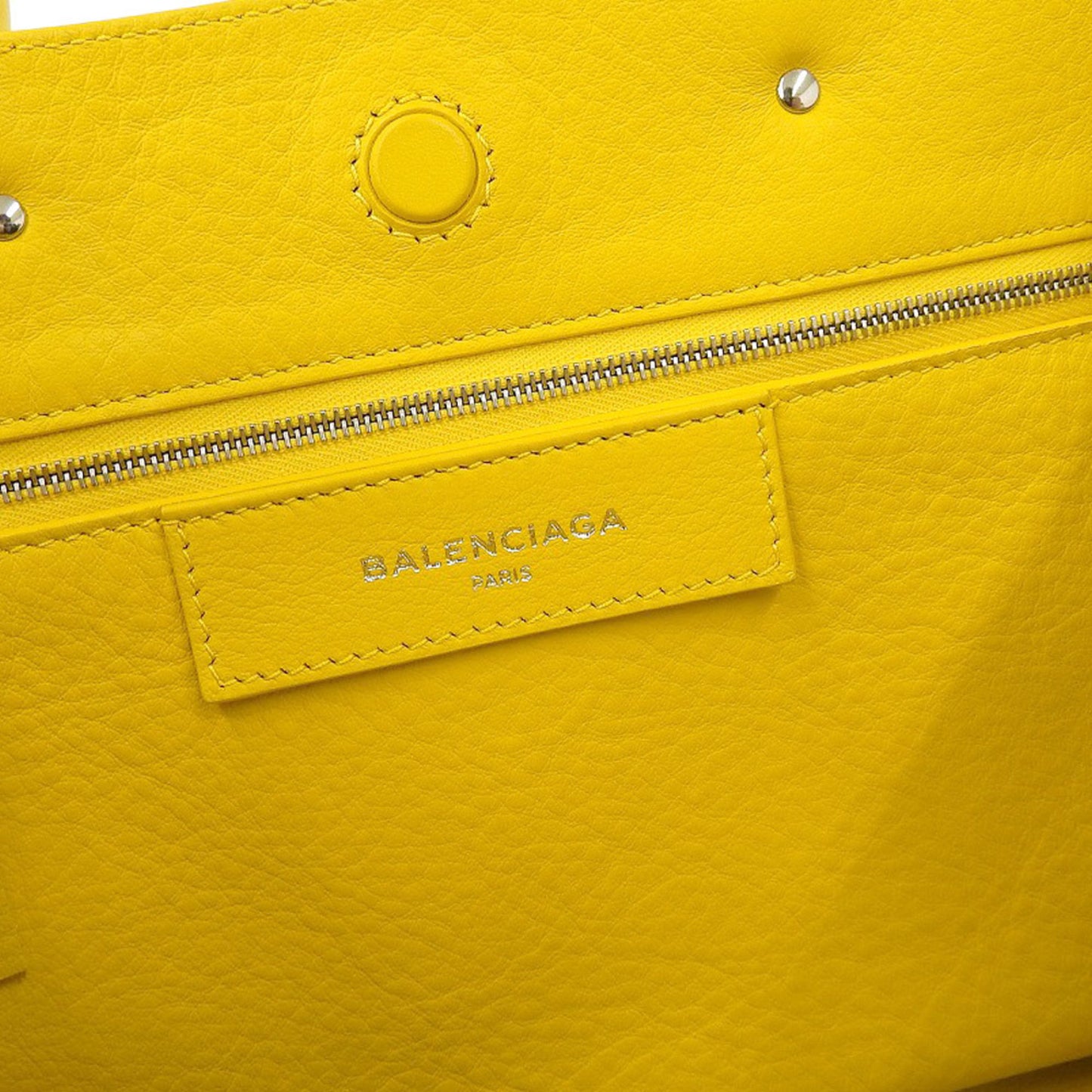 Balenciaga Papier, Yellow, Leather, handbag