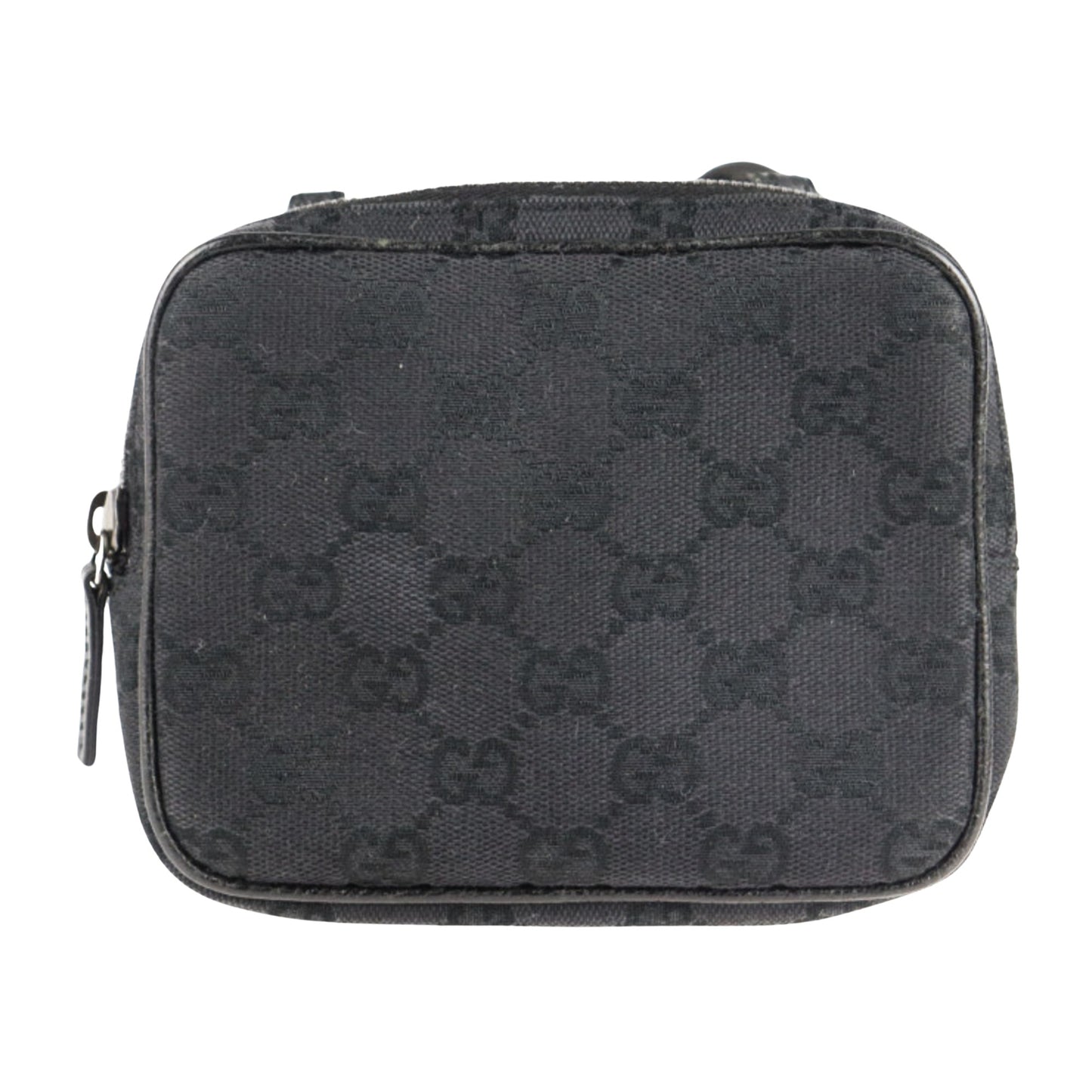 Gucci GG canvas, Black, Canvas, shoulder