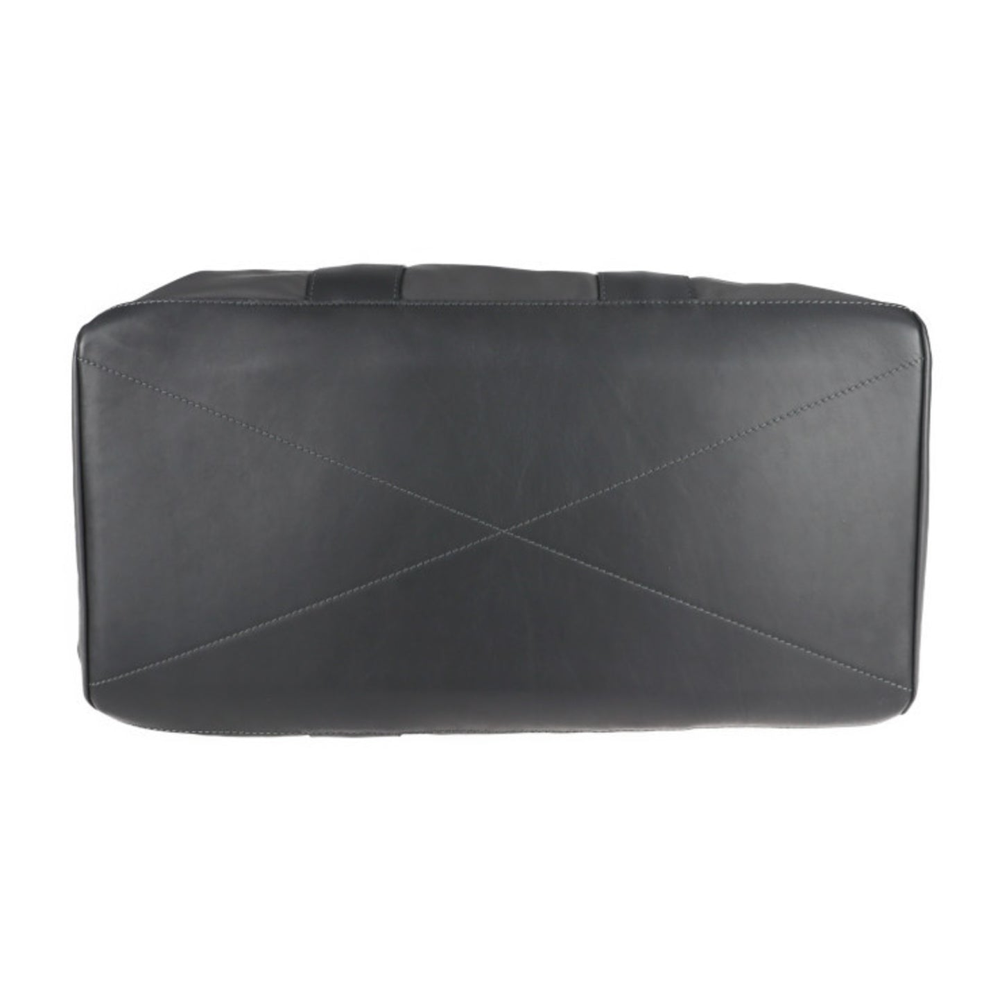 Louis Vuitton Boston, Grey, Leather, travel