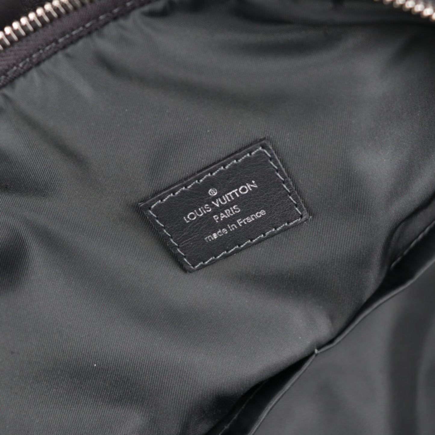 Louis Vuitton Boston, Grey, Leather, travel