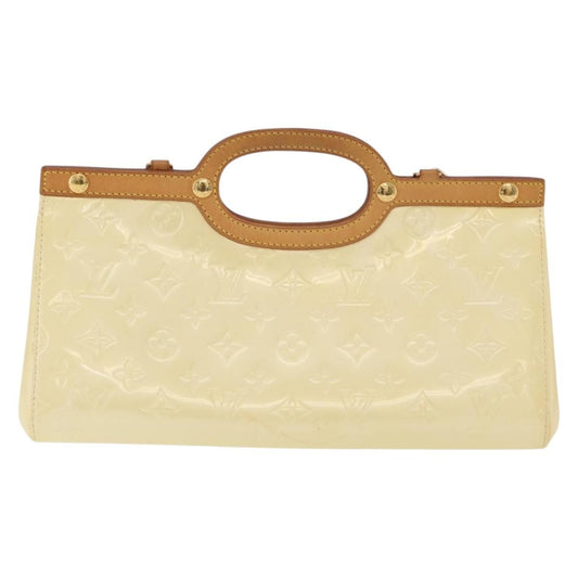 Louis Vuitton Roxbury Drive Monogram Vernis, Beige, Patent Leather, Handbag