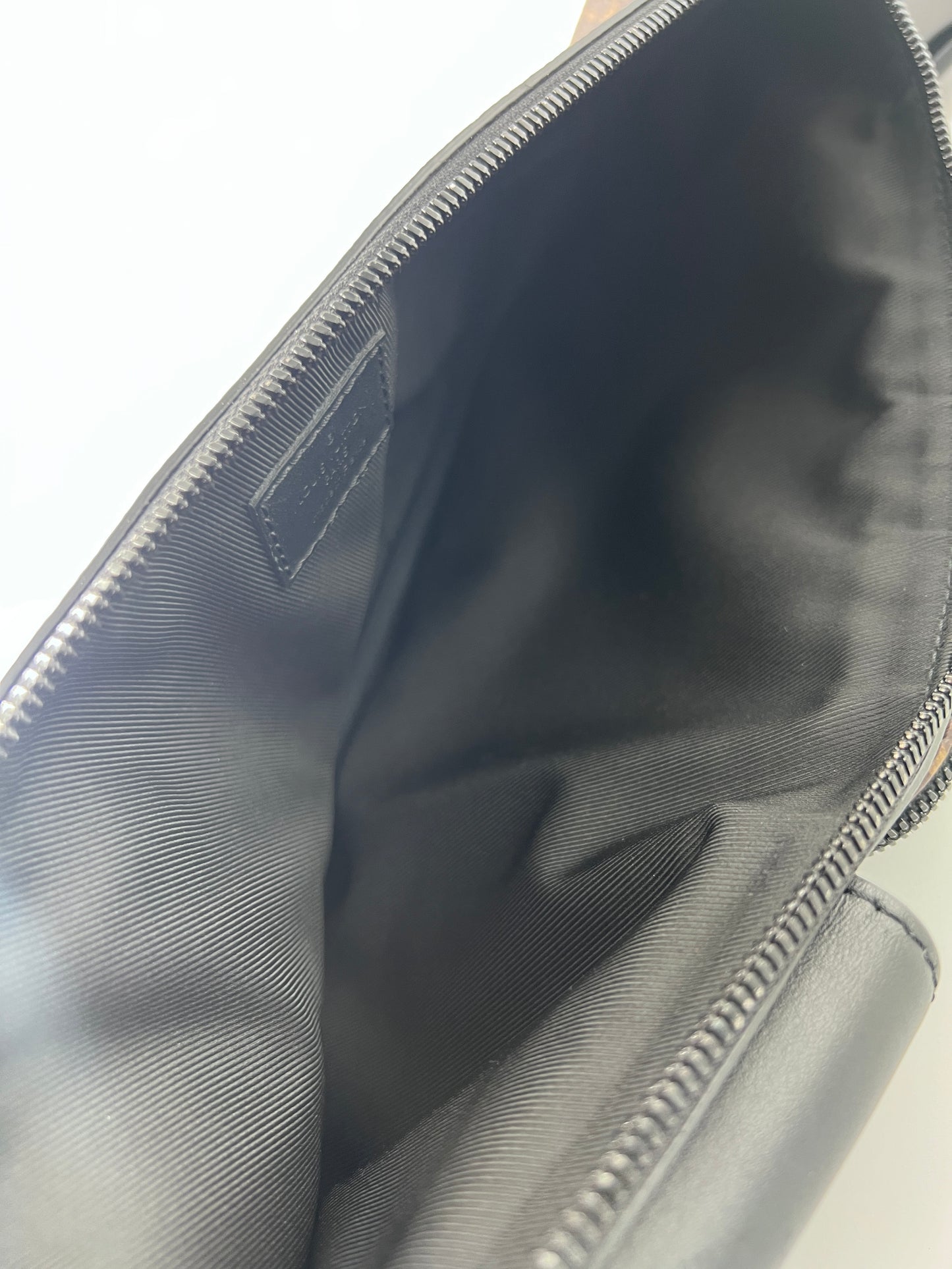 Louis Vuitton Christopher Bumbag Macassar Monogram Canvas, BROWN, CANVAS, Travel bag