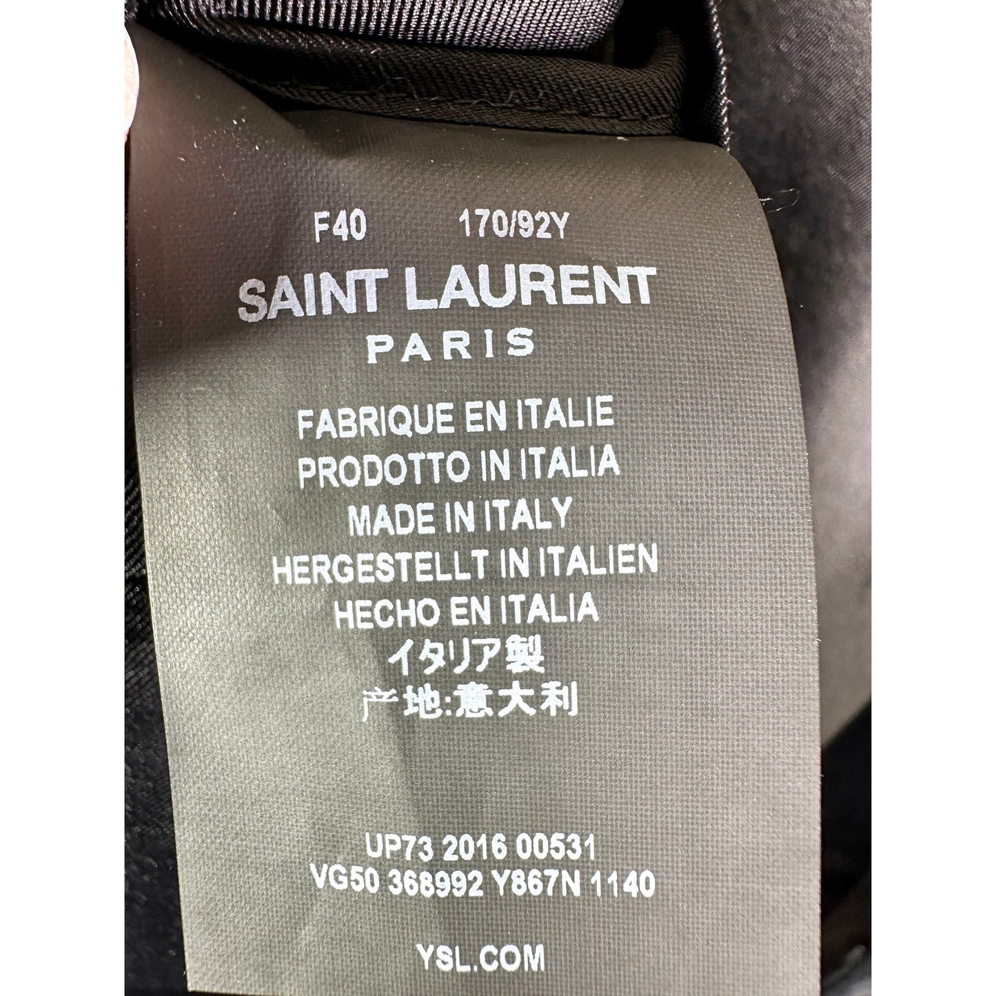 Μάλλινο σακάκι YVES SAINT LAURENT 40 L
