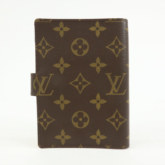 Louis Vuitton Koala Ring Agenda Cover Monogram Canvas, Brown, Canvas, Briefcase