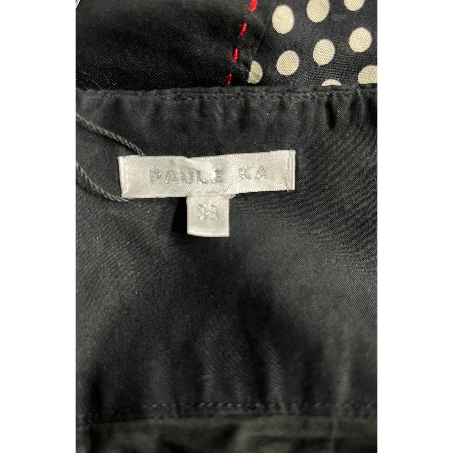 PAULE KA Polka Dot Halter Dress