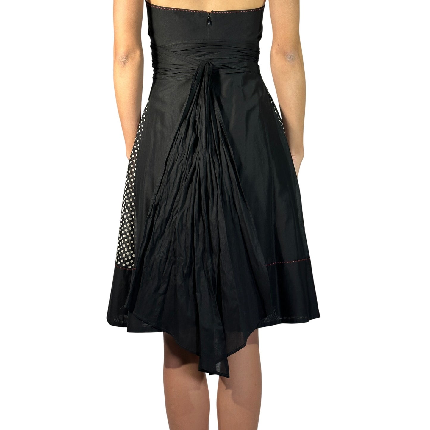 PAULE KA Polka Dot Halter Dress