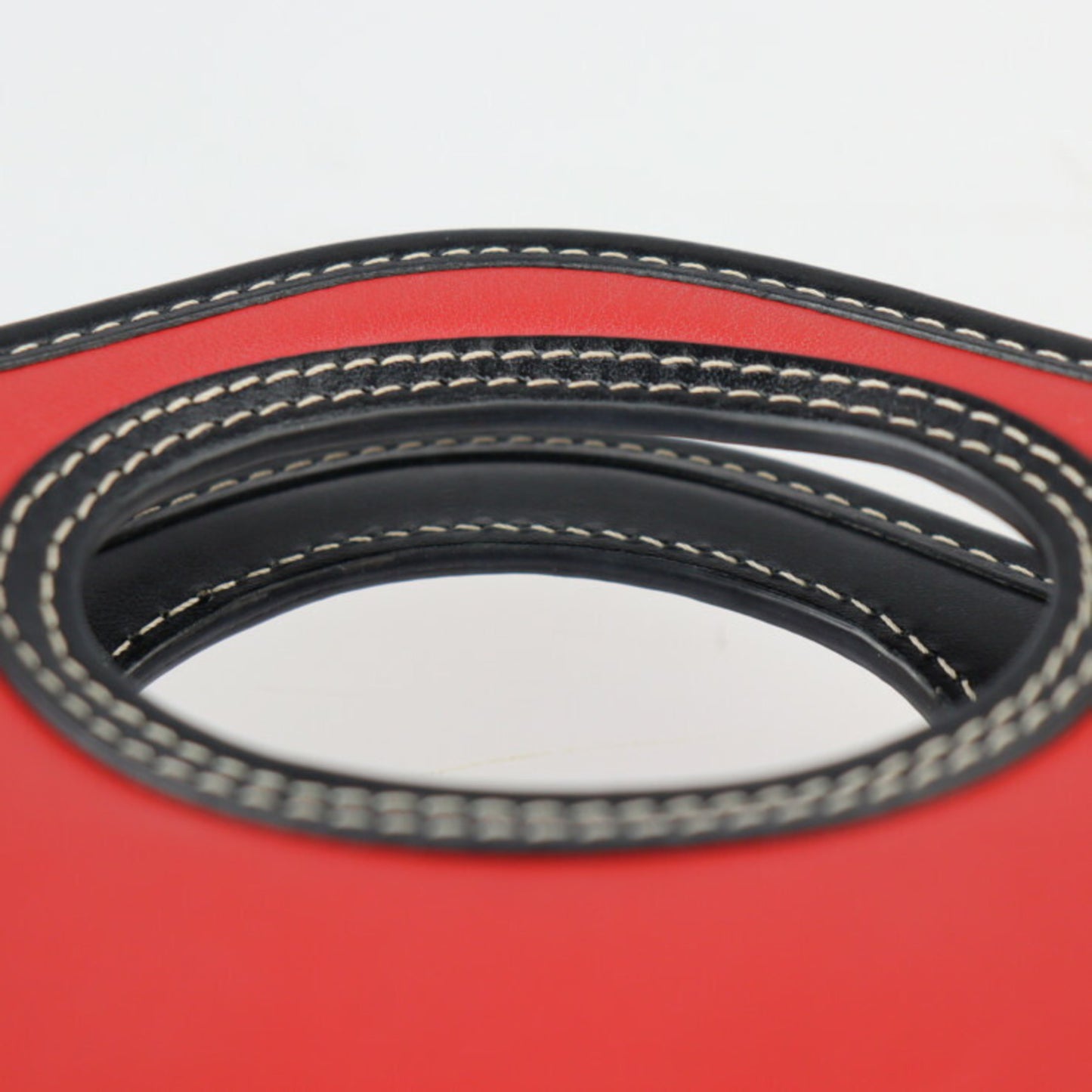 Burberry Mini Pocket Bag, Red, Leather, handbag