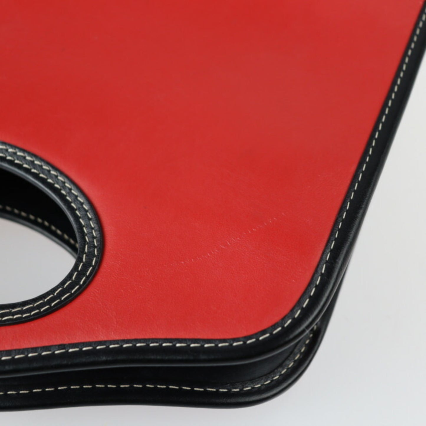 Burberry Mini Pocket Bag, Red, Leather, handbag