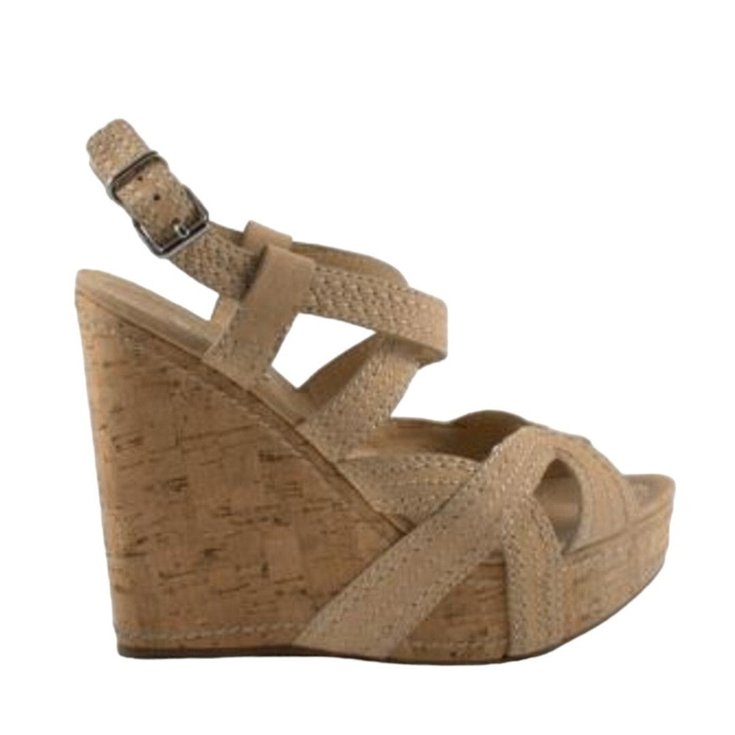MIU MIU Cork Wedge Sandals