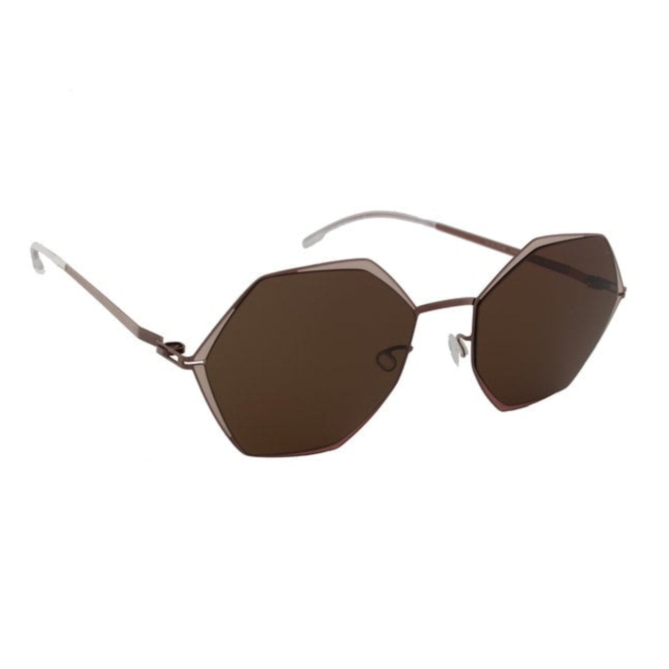 Gianni Versace Greek Key Sunglasses Tortoise
