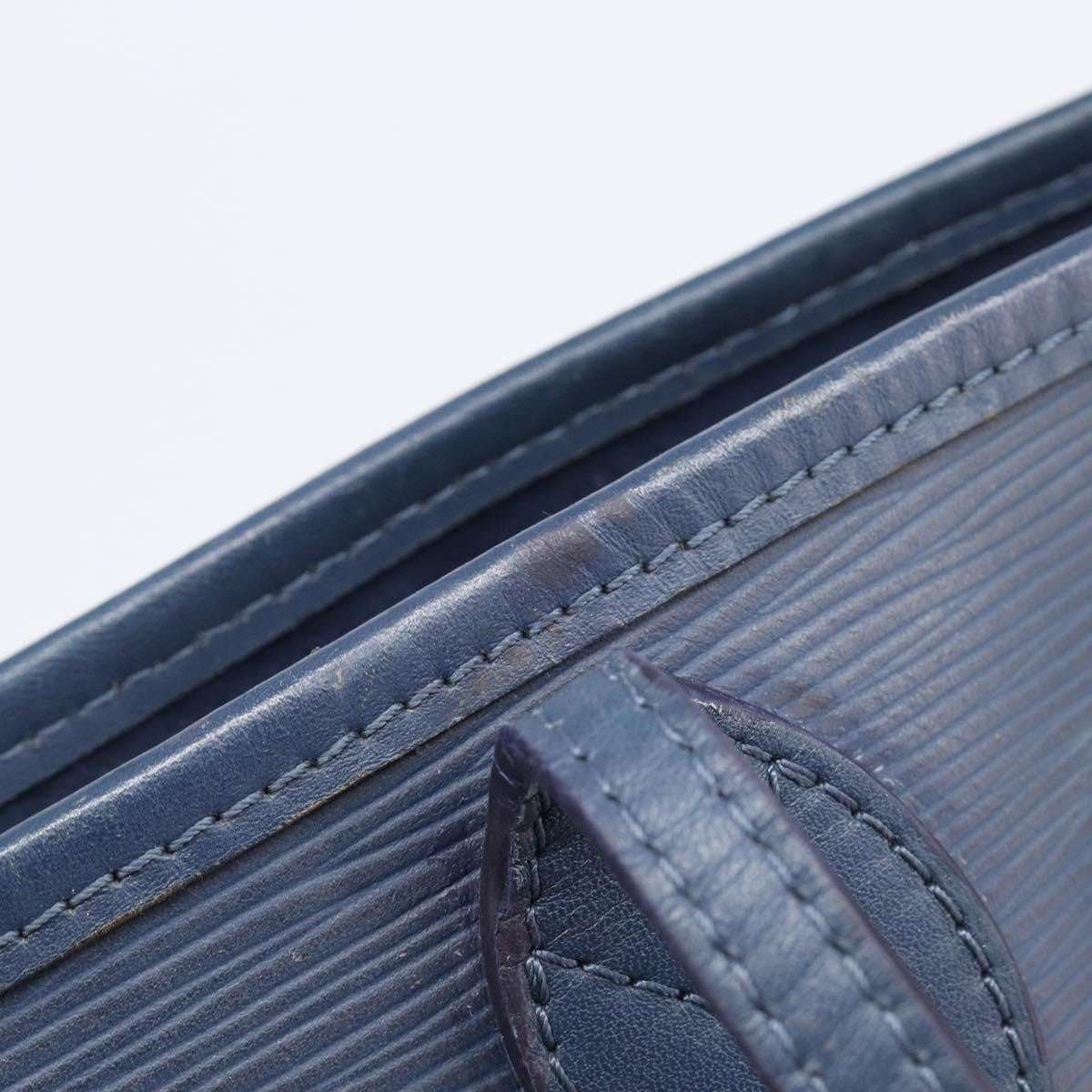 Louis Vuitton Neverfull Epi Leather, Blue, Leather, Tote Bag