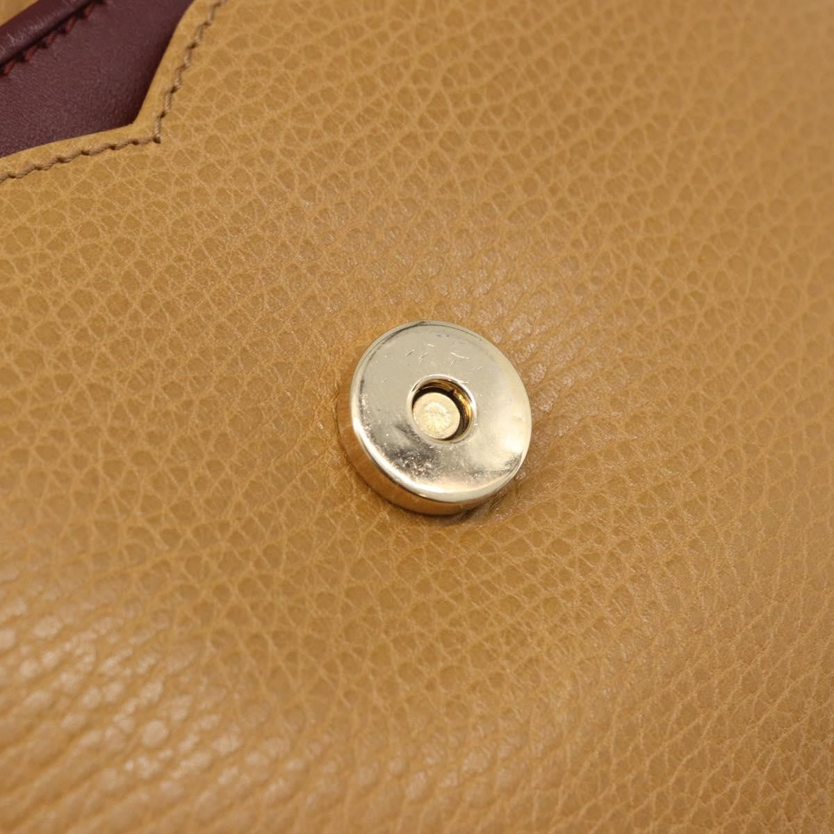 Cartier Must de Cartier Leather, Beige, Leather, Shoulder Bag