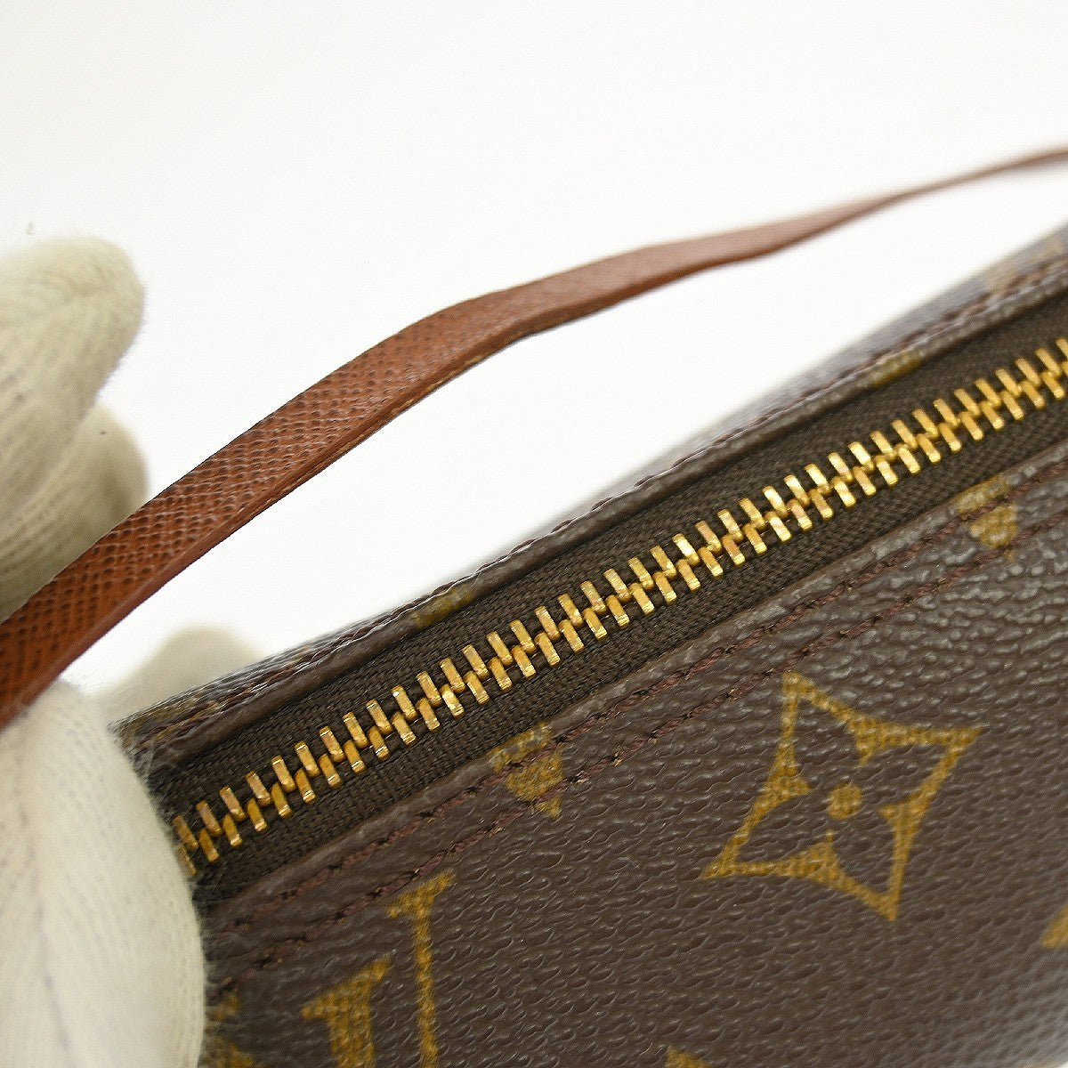 Louis Vuitton Papillon Pochette Monogram Canvas, Brown, Canvas, Clutch