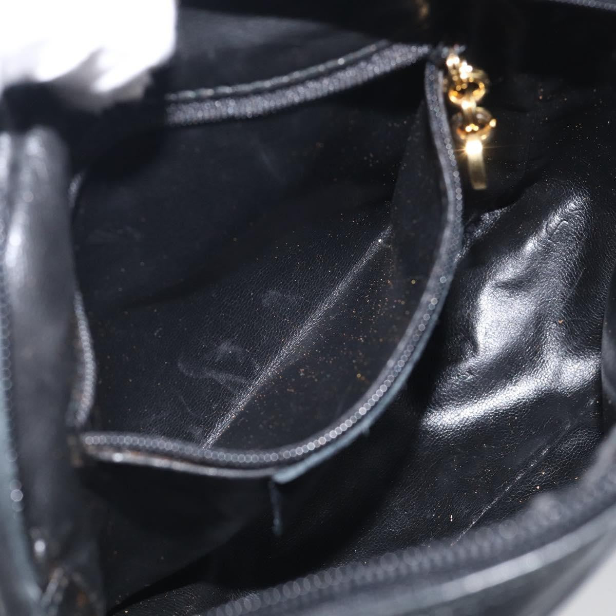 Salvatore Ferragamo Gancini Leather, Black, Leather, Crossbody Bag