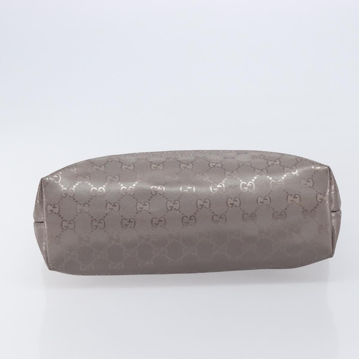 Gucci Tote GG Imprime, Silver, Canvas, Tote Bag