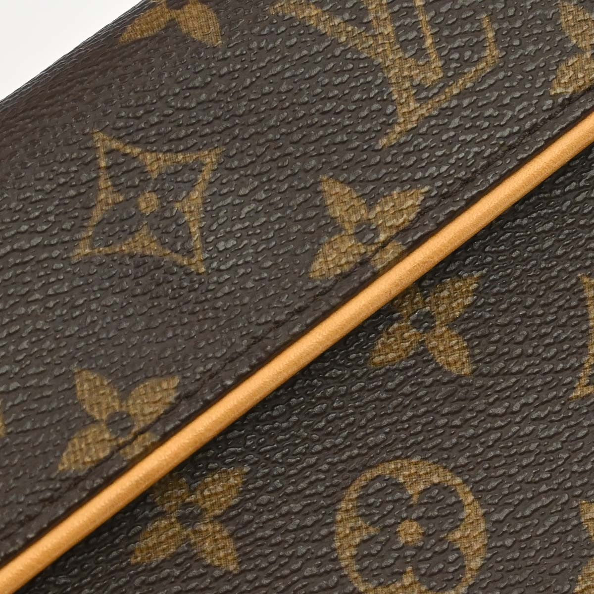 Louis Vuitton Florentine Pochette Canvas, Brown, Canvas, Clutch
