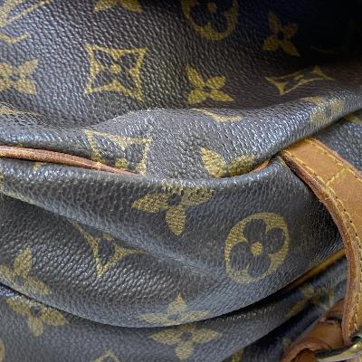 Louis Vuitton Saumur Messenger Bag Monogram Canvas, Brown, Canvas, Shoulder Bag