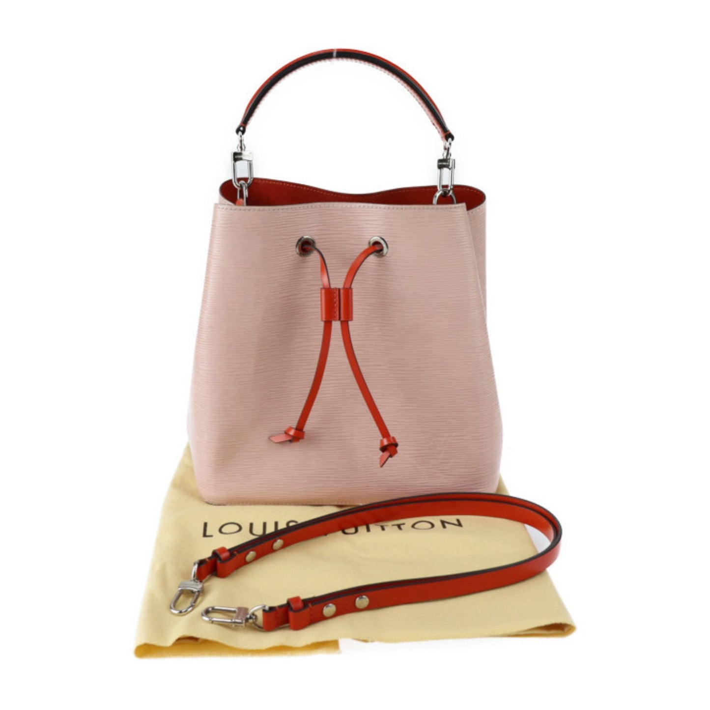 Louis Vuitton NéoNoé, Pink, Leather, handbag