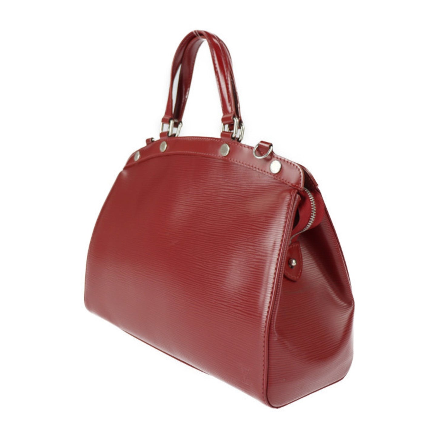 Louis Vuitton Bréa, Red, Leather, handbag