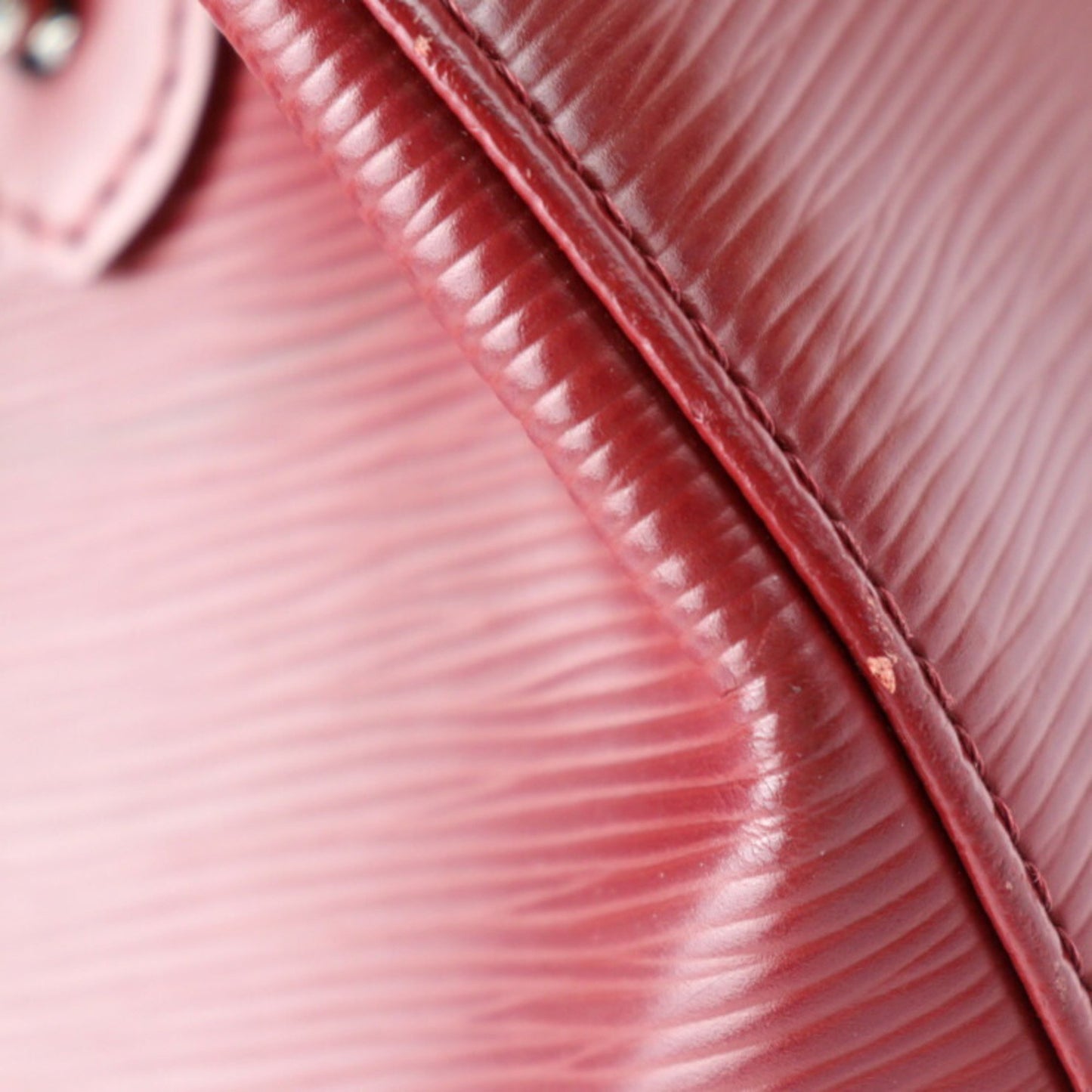 Louis Vuitton Bréa, Red, Leather, handbag