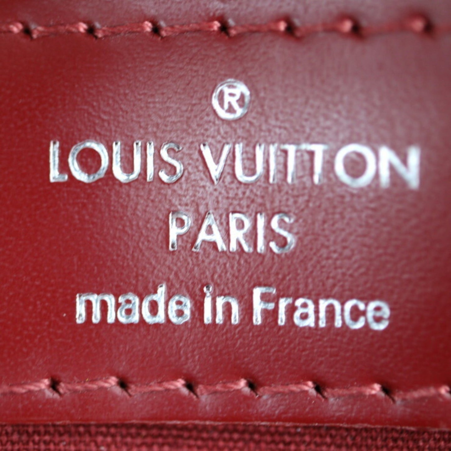 Louis Vuitton Bréa, Red, Leather, handbag