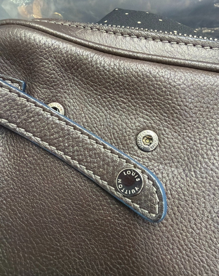 Louis Vuitton Laptop Sleeve Leather, Brown, Leather, Briefcase