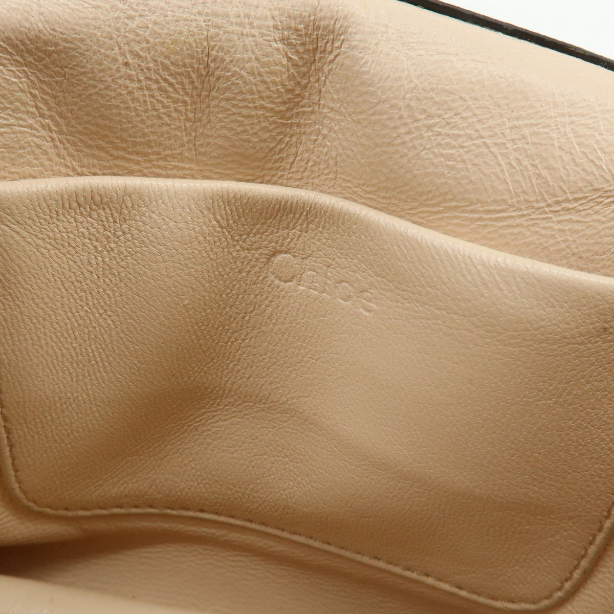 Chloe Elsie Chain Leather, Brown, Leather, Shoulder Bag