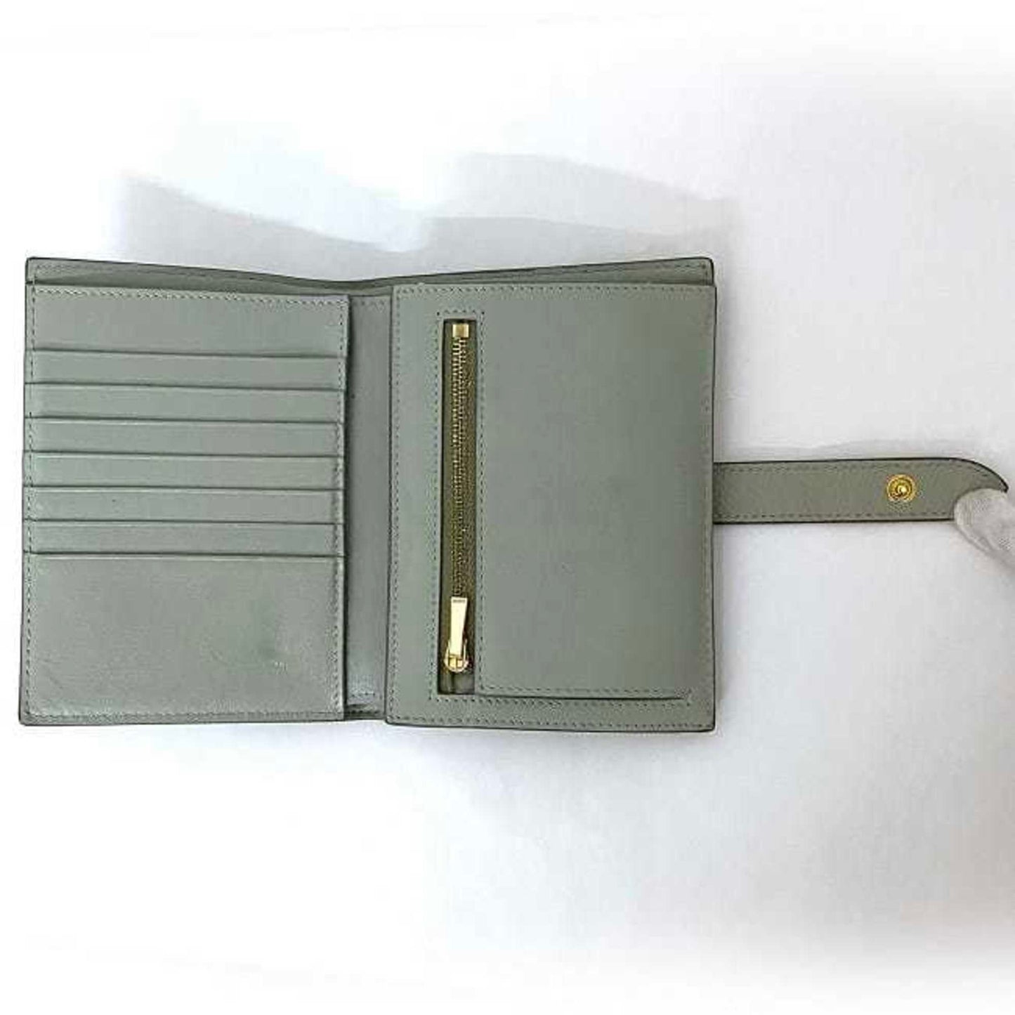 Céline, Grey, Leather, wallet