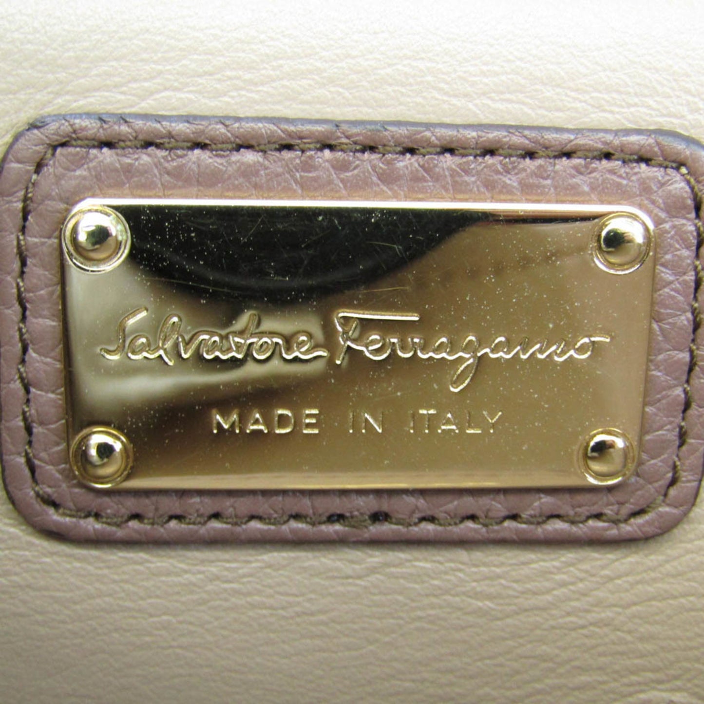 Salvatore Ferragamo Sophia, Pink, Leather, handbag