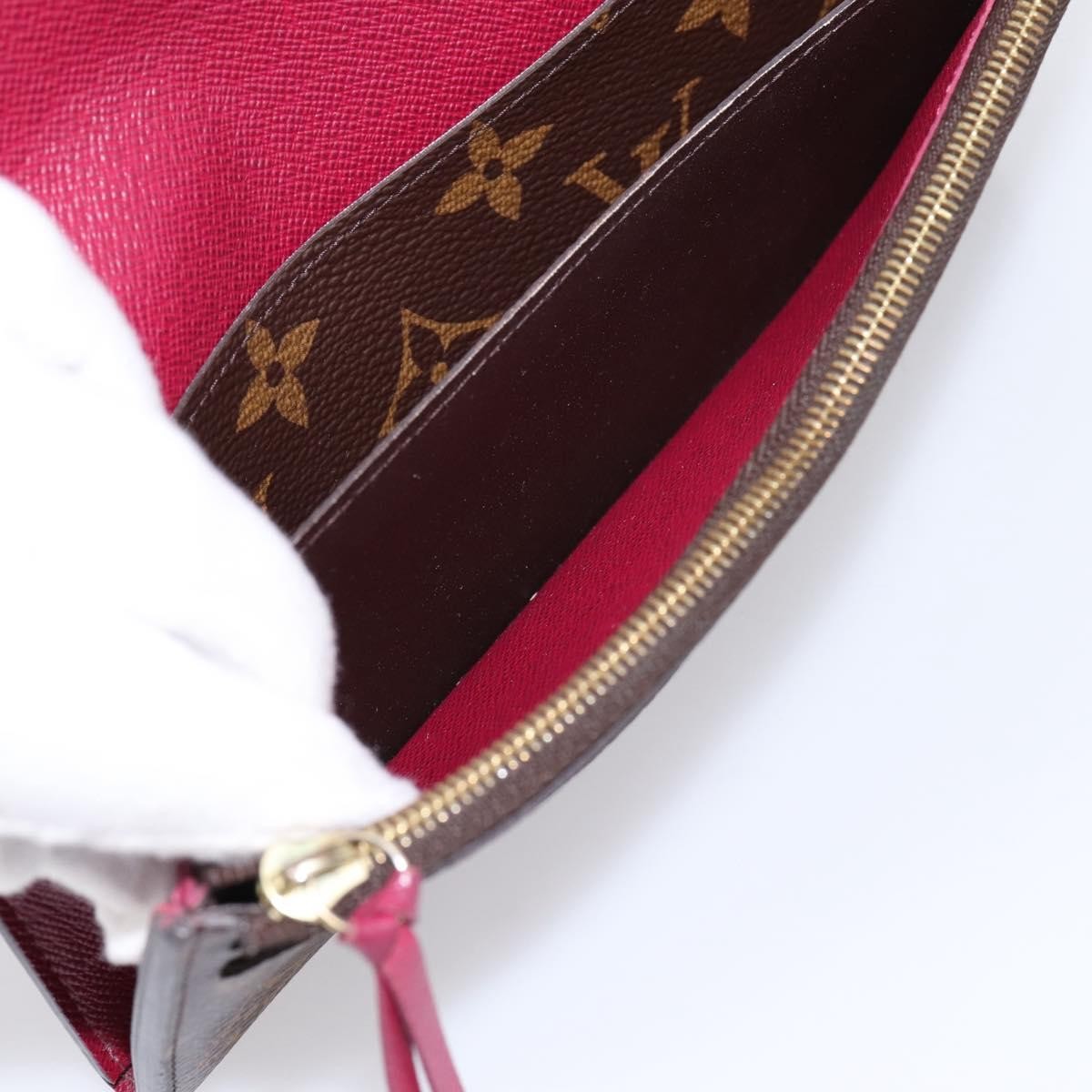 Louis Vuitton Emilie Monogram Canvas, Brown, Canvas, Wallet