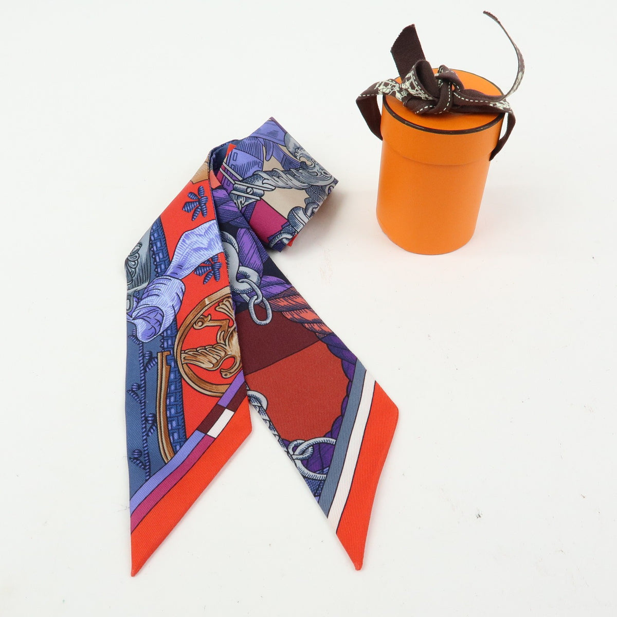 Hermes TWILLY SCARF Silk, Multicolour, Silk, Scarf