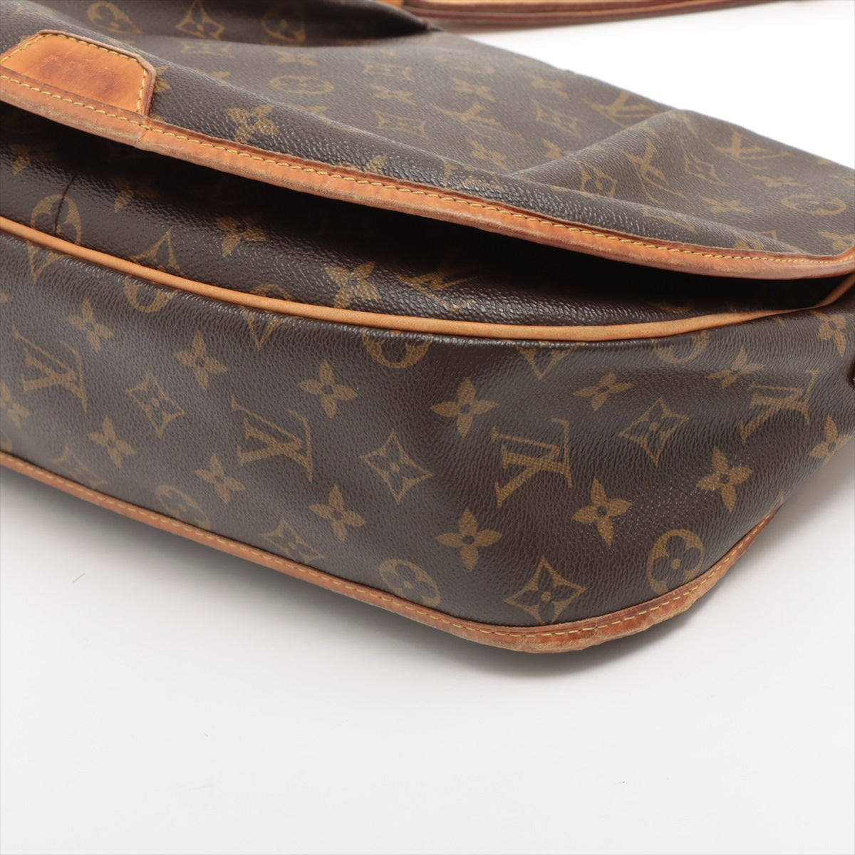 Louis Vuitton Menilmontant Handbag Monogram Canvas, BROWN, CANVAS, Crossbody bag