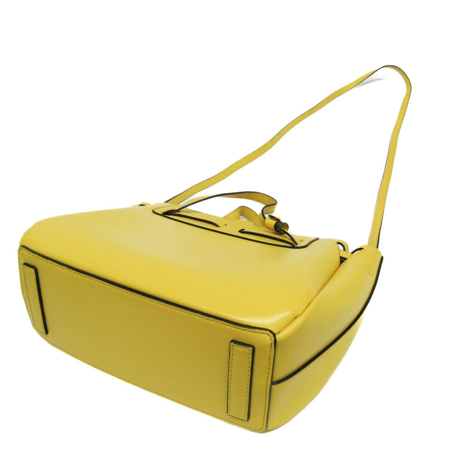 Loewe Lazo, Yellow, Leather, handbag