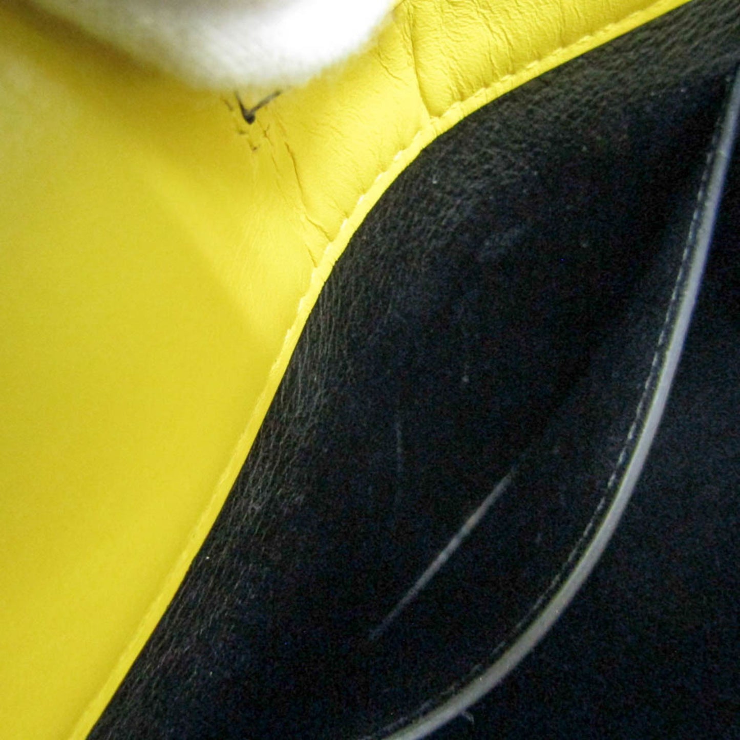 Loewe Lazo, Yellow, Leather, handbag