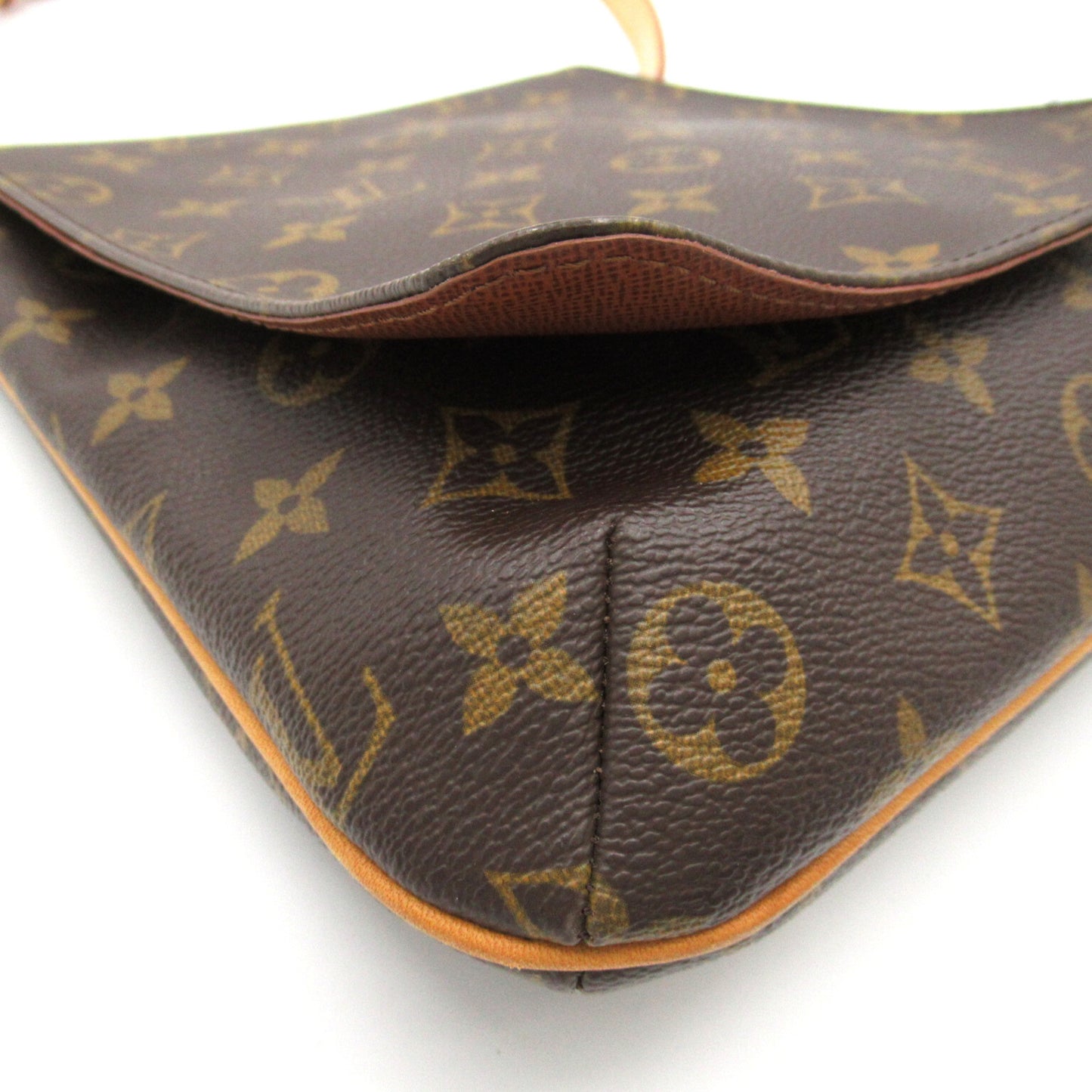 Louis Vuitton Musette Salsa, Brown, Canvas, shoulder