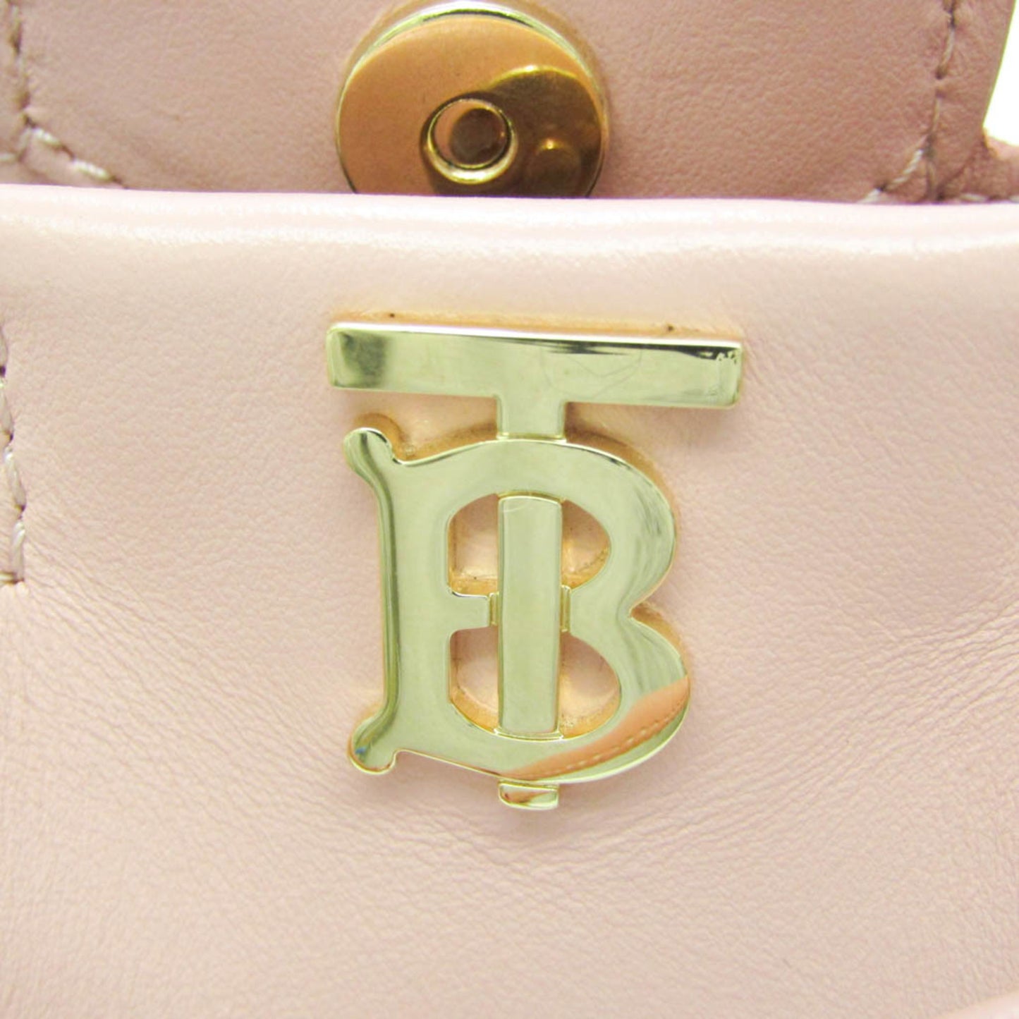 Burberry TB, Pink, Leather, shoulder