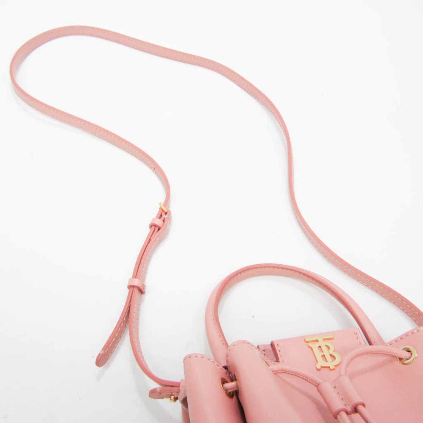 Burberry TB, Pink, Leather, shoulder