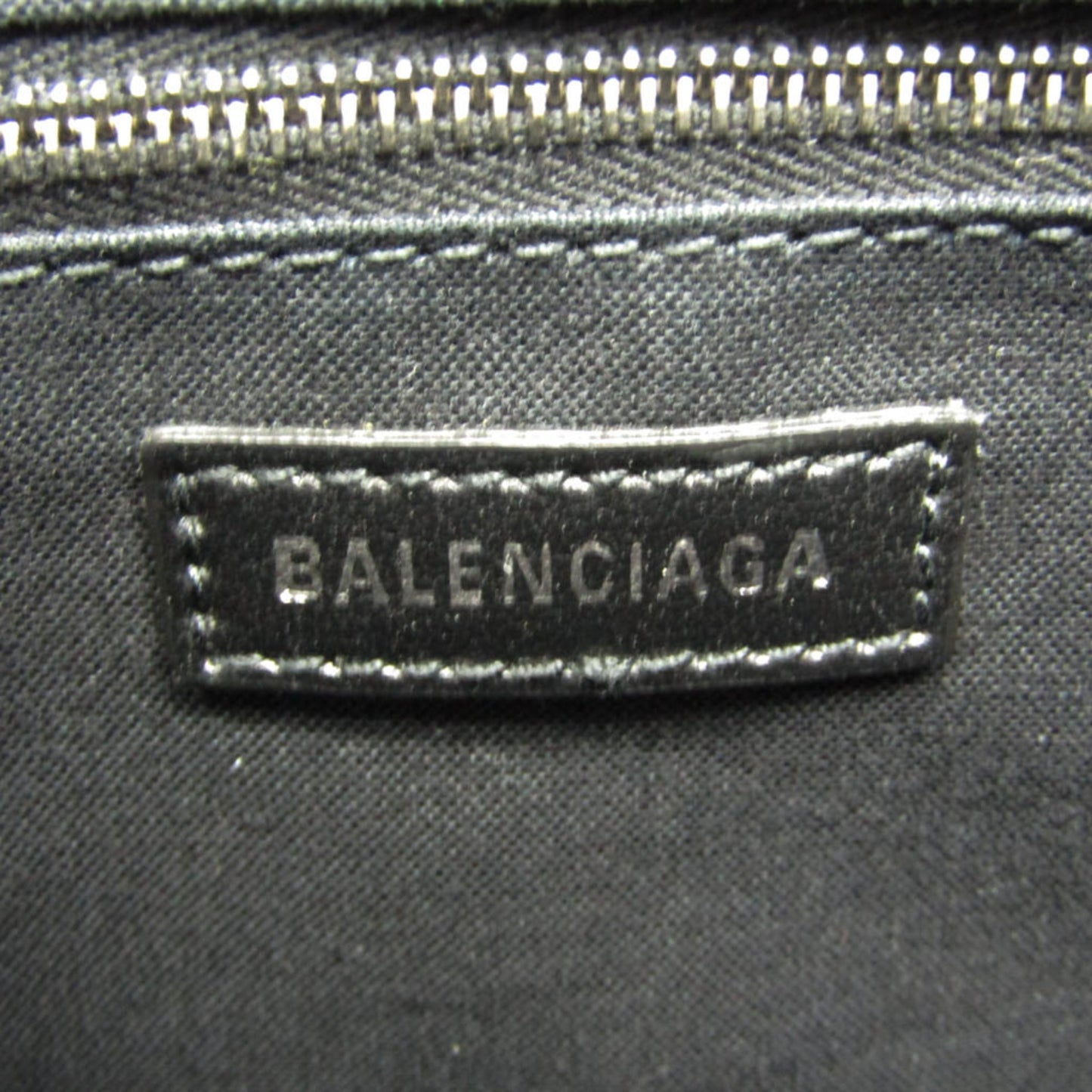 Balenciaga Trade, Black, Canvas, shoulder