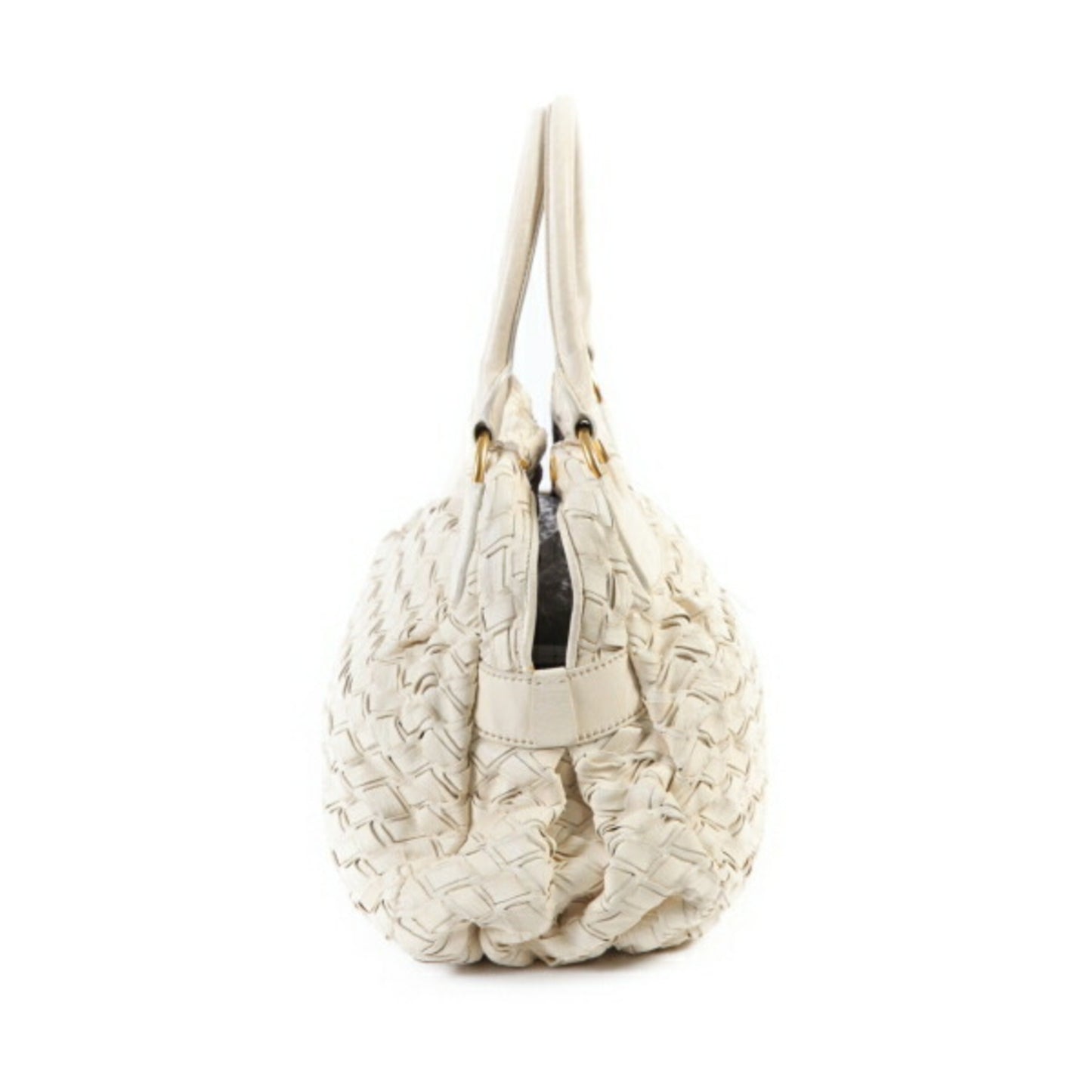 Miu Miu, White, Leather, handbag