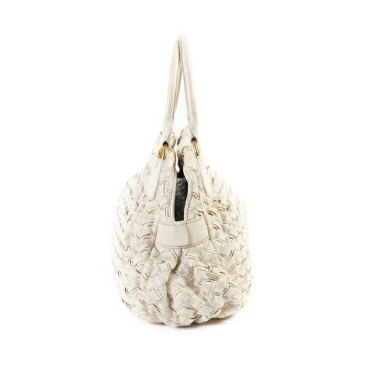Miu Miu, White, Leather, handbag
