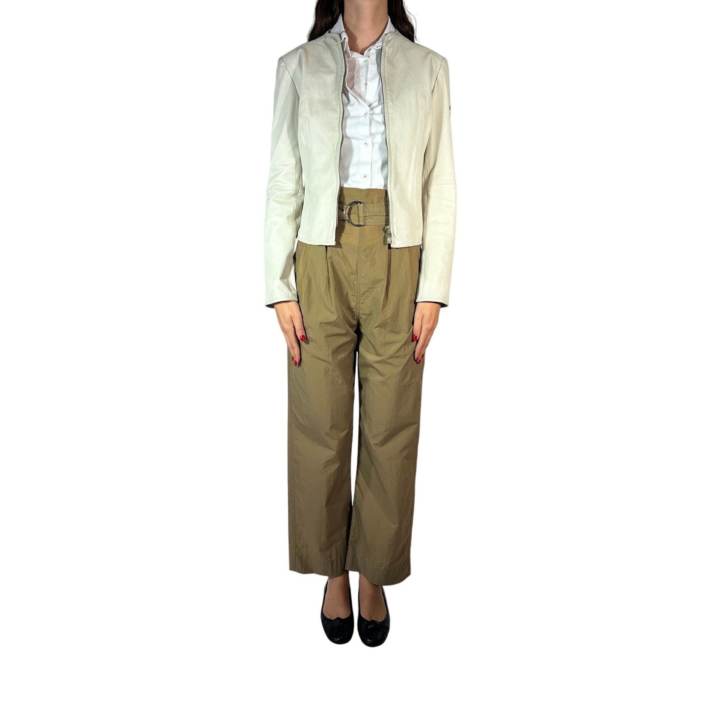 Ganni High Waisted Paperbag Trousers