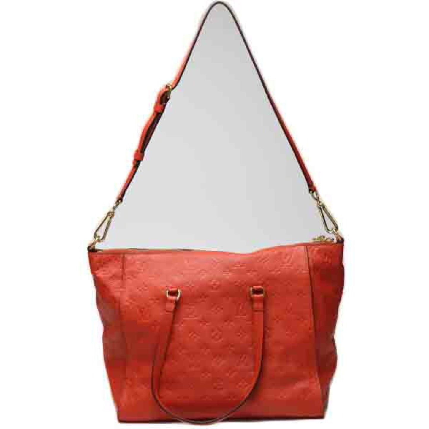 Louis Vuitton Lumineuse, Red, Canvas, tote